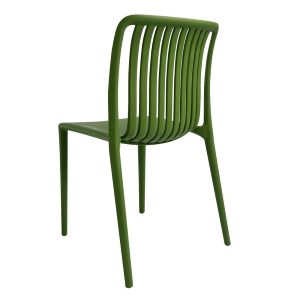 Bolero Verona Café Chairs Forest Green (Pack of 2)