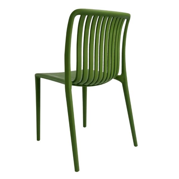 Bolero Verona Café Chairs Forest Green (Pack of 2)