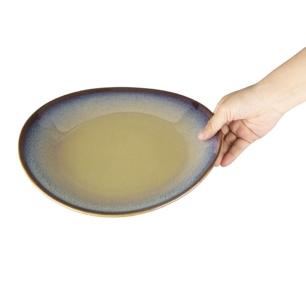 Olympia Birch Aubergine Coupe Plates 270mm (Pack of 6)
