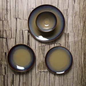Olympia Birch Aubergine Coupe Plates 270mm (Pack of 6)