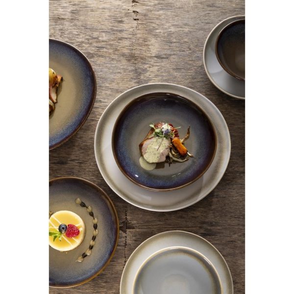 Olympia Birch Aubergine Wide Bowls 205mm (Pack of 6)