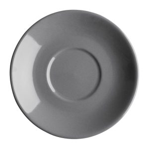 Olympia Cafe Charcoal Saucer (Fits FF997) – 131mm 5 3/10″ (Box 12)