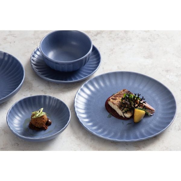 Olympia Corallite Coupe Bowls Blue 220mm (Pack of 6)