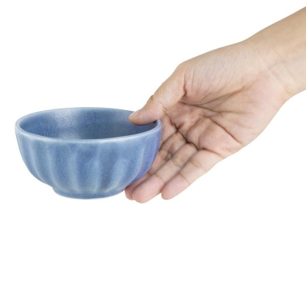 Olympia Corallite Deep Bowls Blue 105mm (Pack of 12)