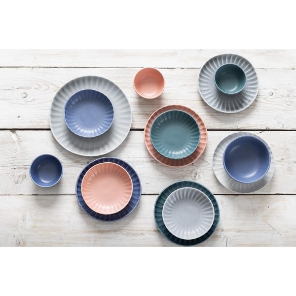 Olympia Corallite Deep Bowls Blue 105mm (Pack of 12)