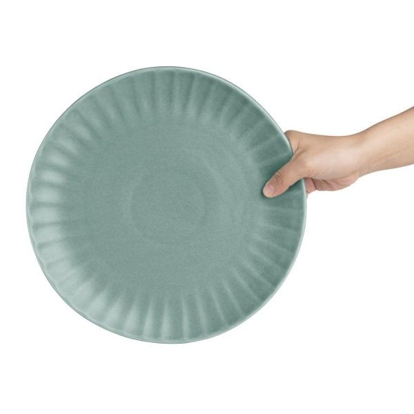Olympia Corallite Plates Green 280mm (Pack of 6)