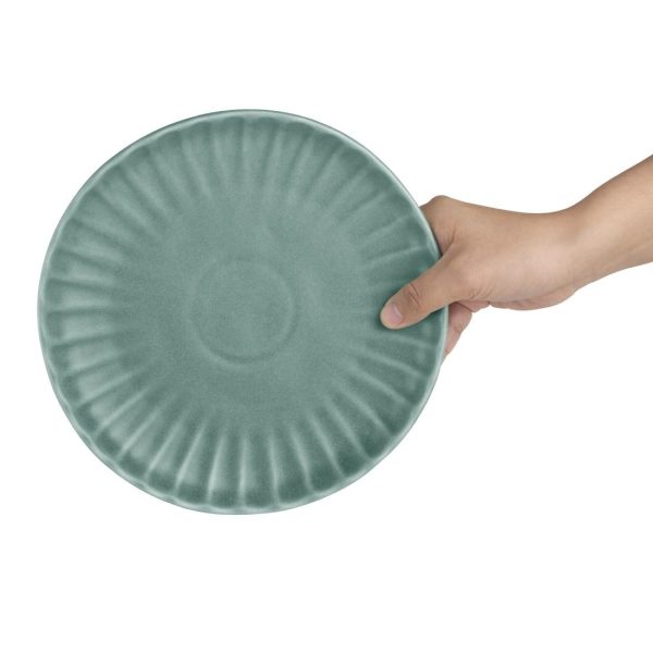 Olympia Corallite Plates Green 205mm (Pack of 6)