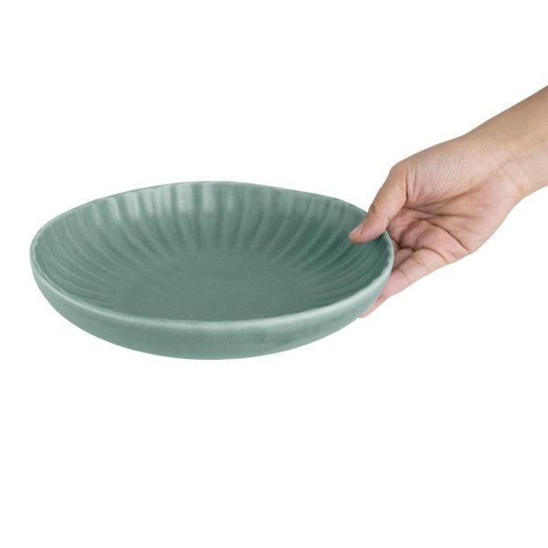 Olympia Corallite Coupe Bowls Green 220mm (Pack of 6)