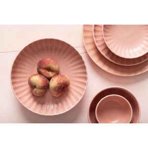 Olympia Corallite Coupe Bowls Peach 220mm (Pack of 6)