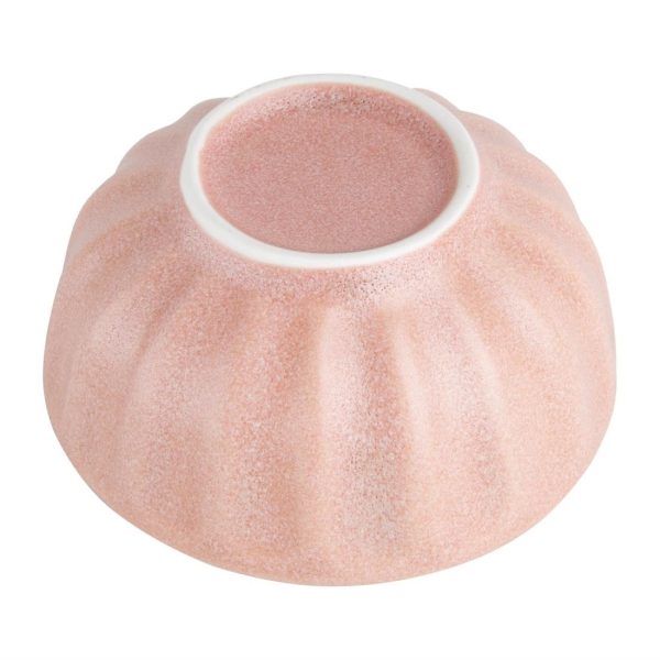 Olympia Corallite Deep Bowls Peach 105mm (Pack of 12)