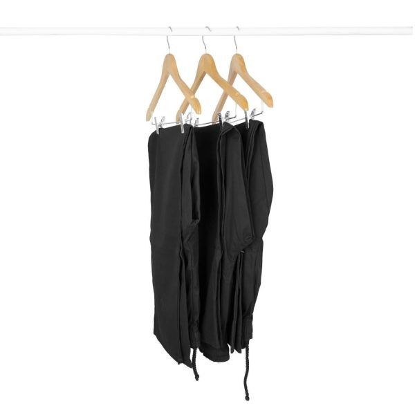 Bolero Wooden Hanger with Anti-Slip Clips (Pack of 10)