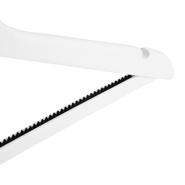 Bolero White Wooden Hangers (Pack of 10)