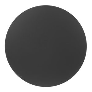 Bolero Matte Black Round Outdoor Table Top 600mm