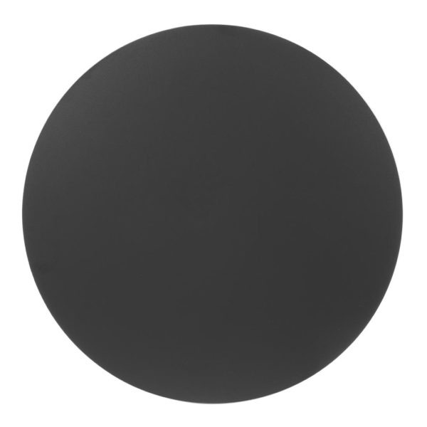 Bolero Matte Black Round Outdoor Table Top 600mm