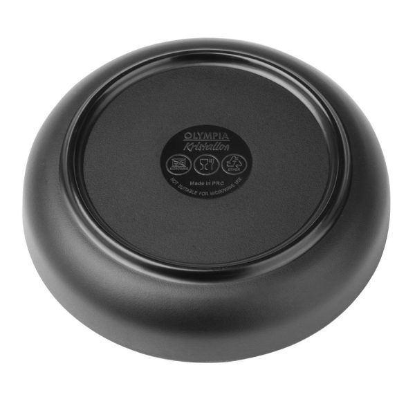 Olympia Kristallon Fusion Melamine Coupe Plates 130 x 30mm (Pack of 6)