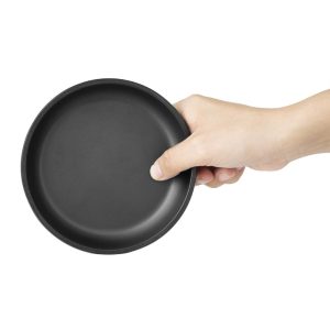 Olympia Kristallon Fusion Melamine Coupe Plates 130 x 30mm (Pack of 6)