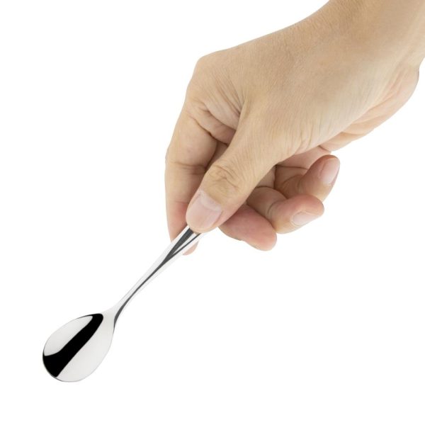 Olympia Roma 18/10 Stainless Steel Coffee Spoons (Pack of 12)