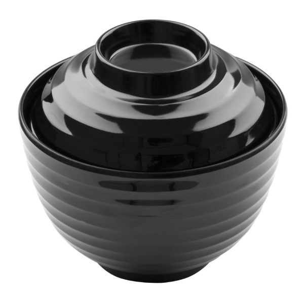 Olympia Kristallon Fusion Melamine Miso Bowls 240ml (Pack of 6)