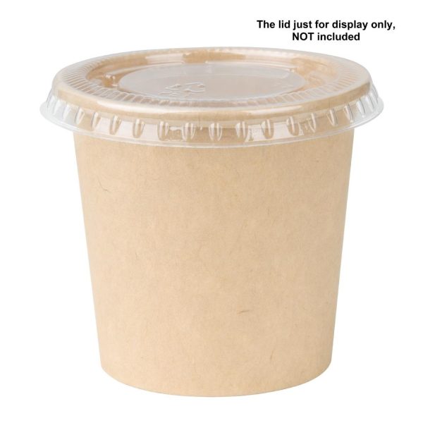 Fiesta Recyclable Portion Pots 80ml (Pack of 1000)