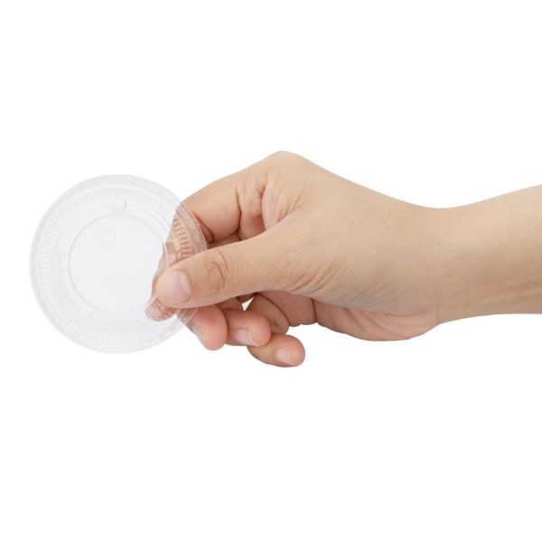 Fiesta Recyclable PET Lid for Portion Pots (Pack of 1000)
