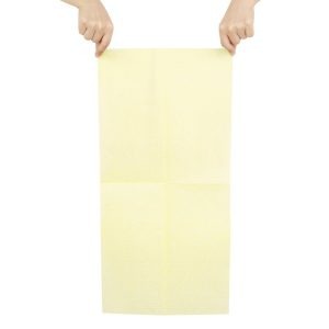 Jantex Non-Woven Cloths Yellow (Pack of 50)