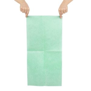 Jantex Non-Woven Cloths Green (Pack of 50)