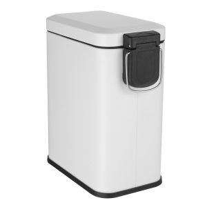 Jantex Slim Washroom Bin White 5Ltr