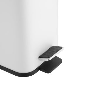 Jantex Slim Washroom Bin White 5Ltr