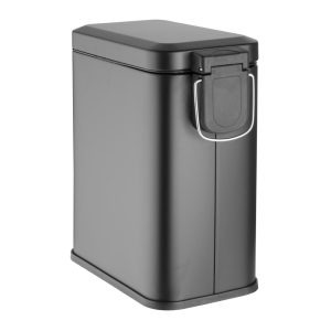 Jantex Slim Washroom Bin Black 5Ltr