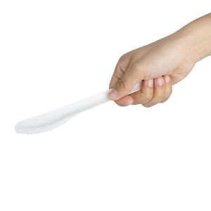 Fiesta Compostable Paper Knives 165mm (Pack of 100)