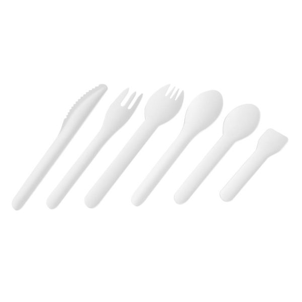 Fiesta Compostable Paper Ice Cream Spoons 95mm (Pack of 100)