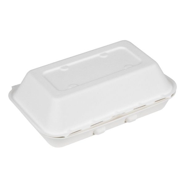 Fiesta Compostable Bagasse Food Containers 9×6″ (Pack of 200)