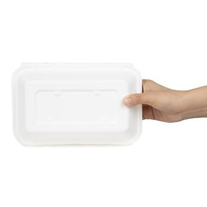Fiesta Compostable Bagasse Food Containers 9×6″ (Pack of 200)