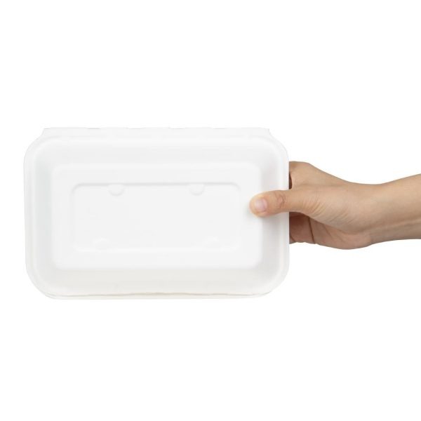 Fiesta Compostable Bagasse Food Containers 9×6″ (Pack of 200)