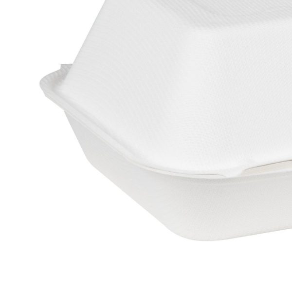 Fiesta Compostable Bagasse Food Containers 9×6″ (Pack of 200)