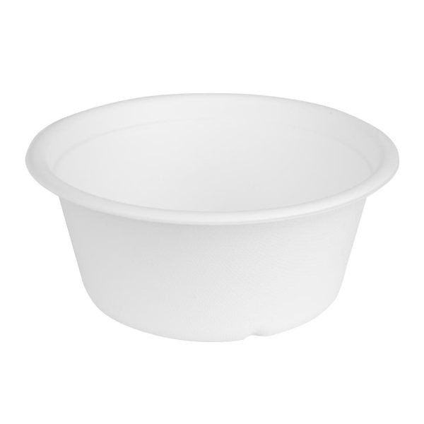 Fiesta Compostable Bagasse Bowl Base 400ml (Pack of 50)