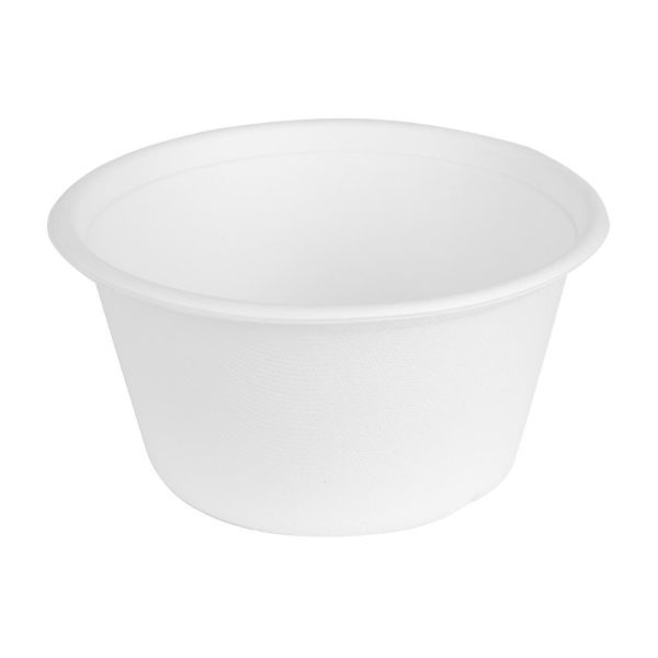 Fiesta Compostable Bagasse Bowl Base 900ml (Pack of 50)