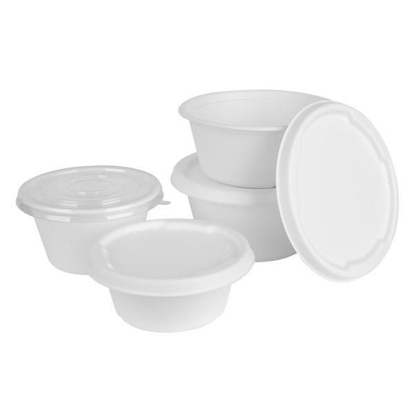 Fiesta Compostable Bagasse Bowl Base 900ml (Pack of 50)