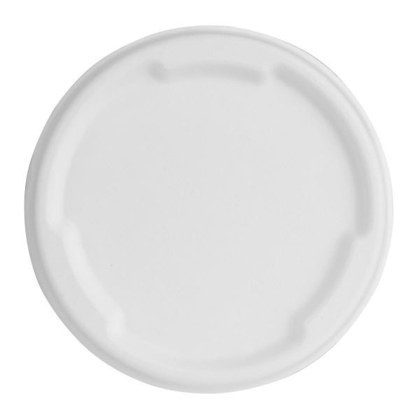 Fiesta Compostable Bagasse Lids for 400/500ml Bowl Bases (Pack of 50)