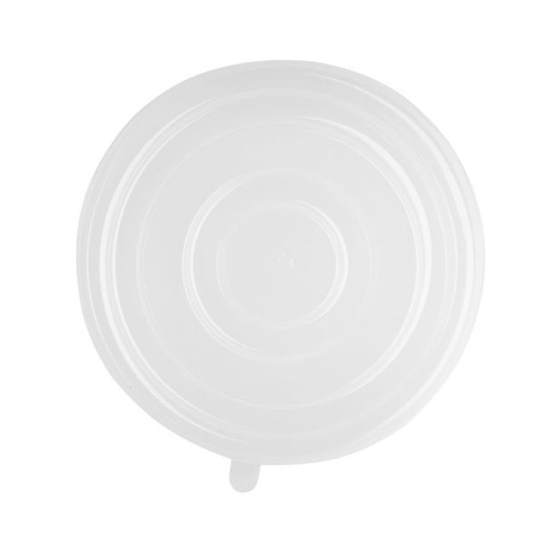 Fiesta Recyclable PET Lids for 400/500ml Bowl Bases (Pack of 50)