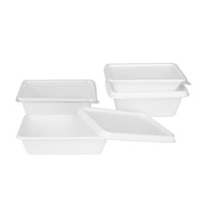 Fiesta Compostable Bagasse Food Container Bases 500ml (Pack of 100)