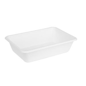 Fiesta Compostable Bagasse Food Container Bases 650ml (Pack of 100)