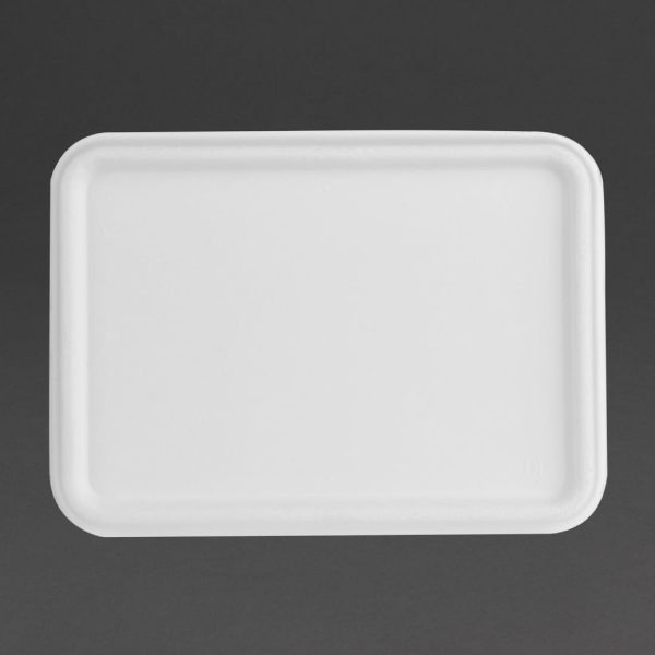 Fiesta Compostable Bagasse Lids for Bagasse Container Bases (Pack of 100)