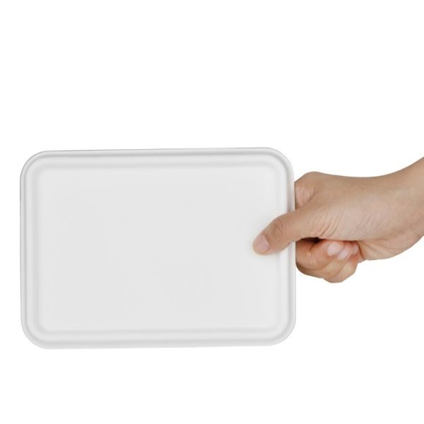 Fiesta Compostable Bagasse Lids for Bagasse Container Bases (Pack of 100)