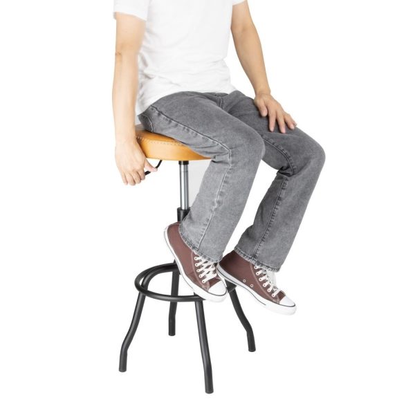 Bolero Brooklyn PU High Bar Stool – Caramel