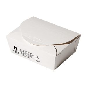 Notpla Medium Takeaway Boxes 1200ml – White (Pack of 250)