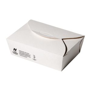 Notpla Large Takeaway Boxes 1750ml – White (Pack of 220)