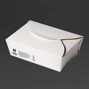 Notpla Large Takeaway Boxes 1750ml – White (Pack of 220)