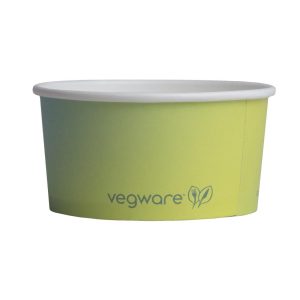 Vegware Double Scoop Ice Cream Pot Tutti Frutti 6oz (Pack of 1000)