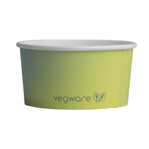 Vegware Double Scoop Ice Cream Pot Tutti Frutti 6oz (Pack of 1000)
